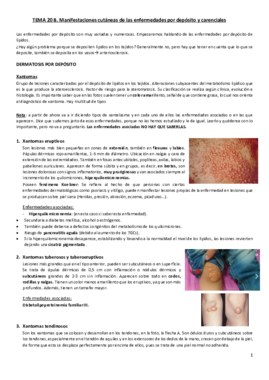 Miniatura del documento Tema 20B. Manifestaciones cutáneas de las enfermedades por depósito y carenciales.pdf