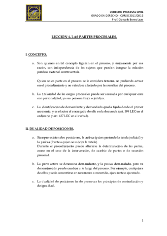 Miniatura del documento LECCION 4 LAS PARTES PROCESALES.pdf