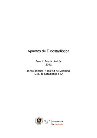 Miniatura del documento Apuntes de Bioestadistica.pdf