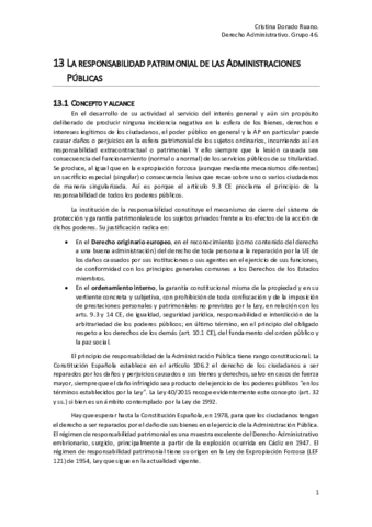 Miniatura del documento Tema 13 La responsabilidad patrimonial de las Administraciones Públicas.pdf