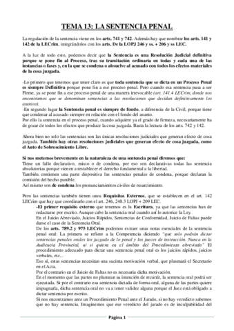 Miniatura del documento Tema 13. Procesal penal.pdf
