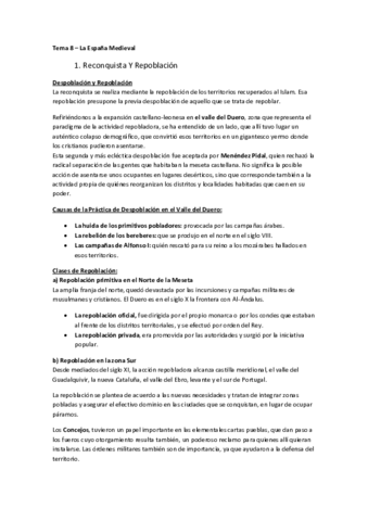 Miniatura del documento Tema 8 - La España Medieval.pdf