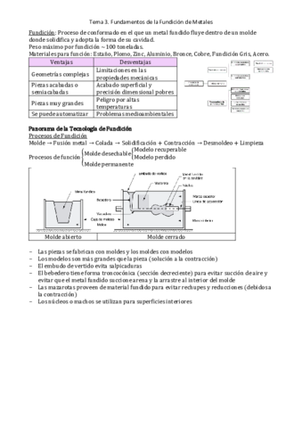 Miniatura del documento Tema 3. Fundamentos de la Fundición de Metales.pdf