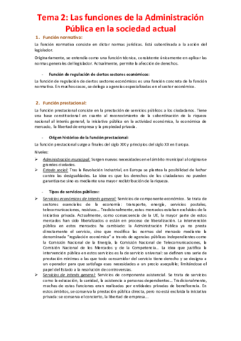 Miniatura del documento Tema 2 - Las funciones de la Administración Pública en la sociedad actual.pdf