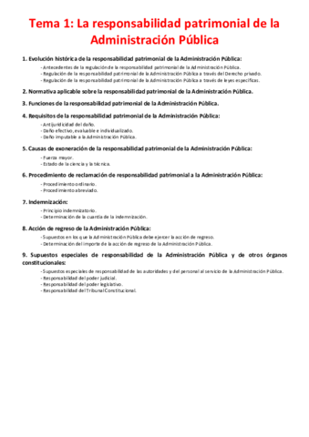 Miniatura del documento Tema 1 - La responsabilidad patrimonial de la Administración Pública.pdf