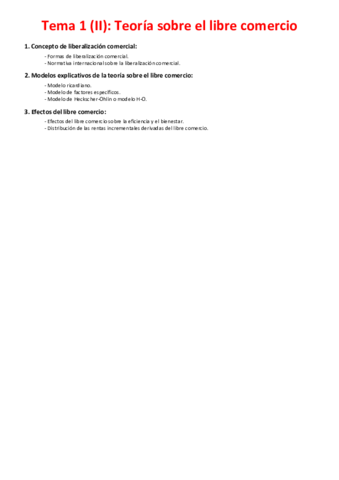 Miniatura del documento Tema 1 (II) - Teoría sobre el libre comercio.pdf
