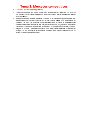 Miniatura del documento Tema 2 - Mercados competitivos.pdf