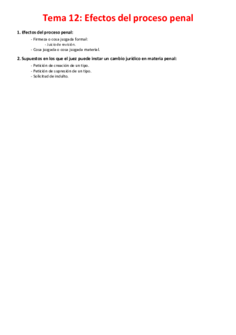 Miniatura del documento Tema 12 - Efectos del proceso penal.pdf