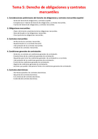 Miniatura del documento Tema 5 - Derecho de obligaciones y contratos mercantiles.pdf