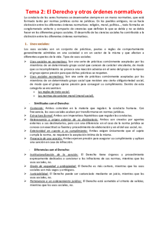 Miniatura del documento Tema 2 - El Derecho y otros órdenes normativos.pdf