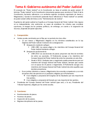 Miniatura del documento Tema 4 - Gobierno autónomo del Poder Judicial.pdf