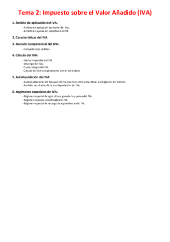 Miniatura del documento Tema 2 - Impuesto sobre el Valor Añadido (IVA).pdf