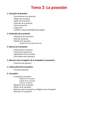 Miniatura del documento Tema 2 - La posesión.pdf