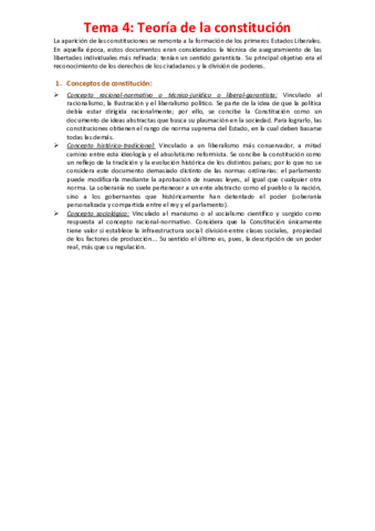 Miniatura del documento Tema 4 - Teoría de la constitución.pdf