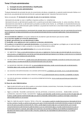 Miniatura del documento Tema 5 El acto administrativo.pdf