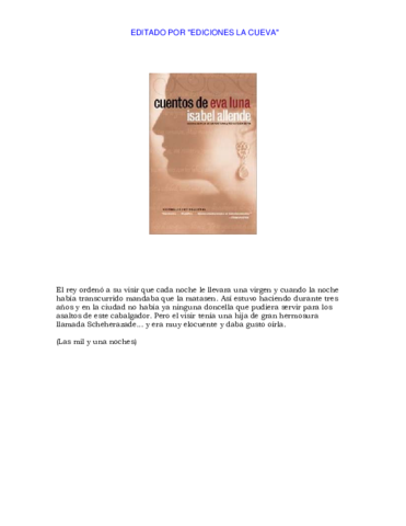Miniatura del documento Allende Isabel - Cuentos de Eva Luna.pdf