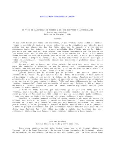 Miniatura del documento Anónimo - El lazarillo de Tormes.pdf