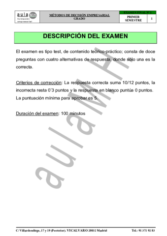Miniatura del documento examen 1 metodos de decision empresarial  grado.pdf