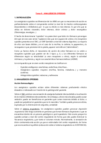 Miniatura del documento Tema 9. Analgésicos opioides.pdf