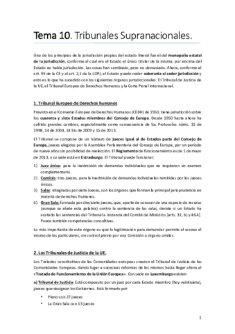 Miniatura del documento Tema 10. Tribunales Supranacionales..pdf