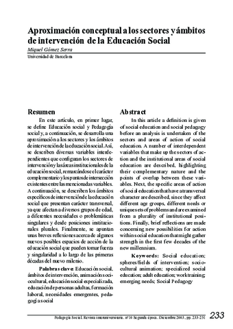 Miniatura del documento GomezSerra2003AproximacionconceptualalossectoresyambitosdeintervenciondelaeducacionSocial.pdf
