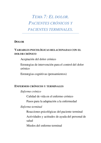 Miniatura del documento T7. El dolor. Pacientes crónicos y pacientes terminales..pdf