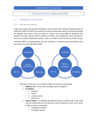 Miniatura del documento Tema 2 Estrategias de Comunicación - Introduccion a la Publicidad.pdf