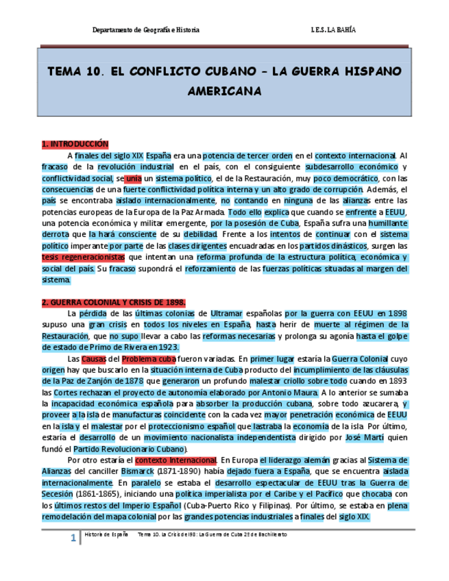 Miniatura del documento Selectividad-Desarrollo-SubrayadoTema-10-El-Conflicto-Cubano..pdf