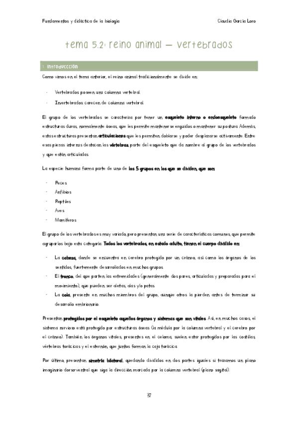Miniatura del documento APUNTESBIOLOGIA-TEMA-5.2-VERTEBRADOS.pdf