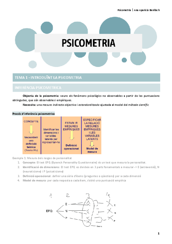 Miniatura del documento Psicometria 1º Cuatri - TEMAS 1 A 7.pdf