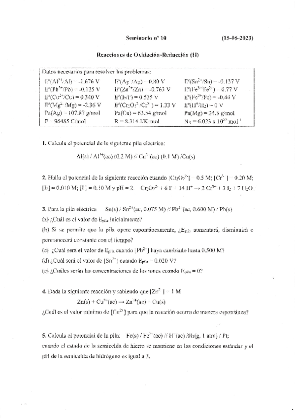 Miniatura del documento Seminario-10-Reacciones-de-oxidacion-reduccion-II.pdf