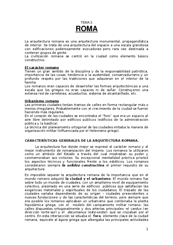 Miniatura del documento TEMA 3- Roma (apuntes).docx
