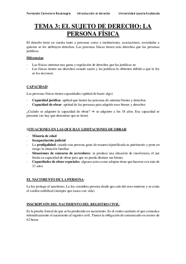 Miniatura del documento TEMA 3 - EL SUJETO DE DERECHO- LA PERSONA FÍSICA.pdf