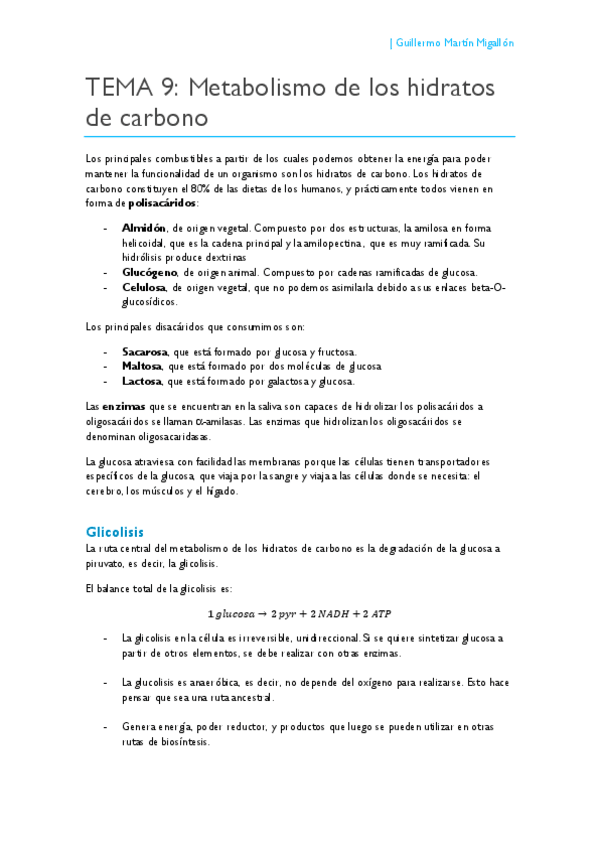 Miniatura del documento TEMA 9. Metabolismo de los hidratos de carbono.pdf