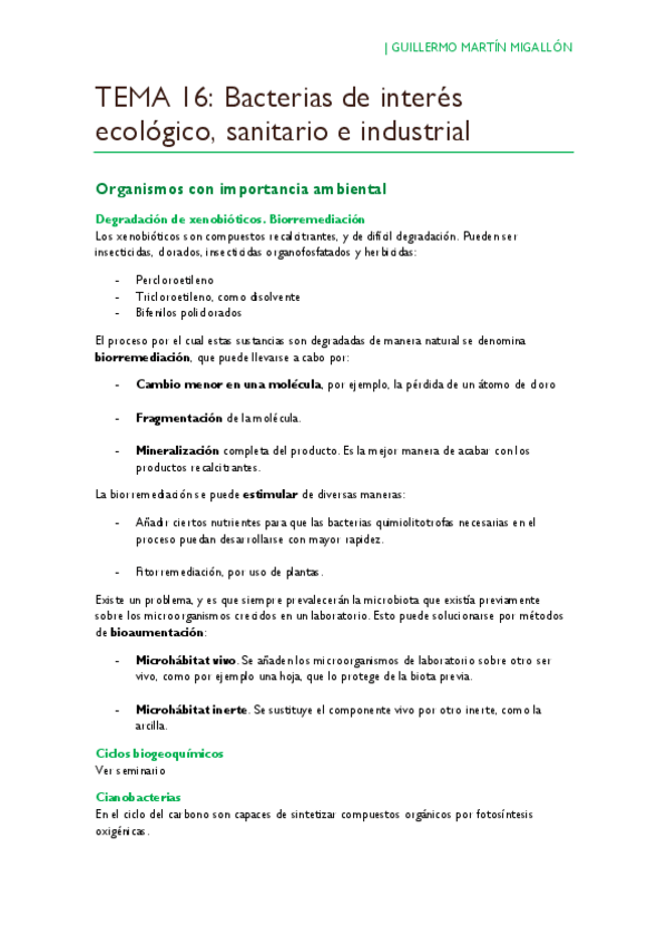 Miniatura del documento TEMA 16. Bacterias de interés sanitario- ecológico e industrial.pdf