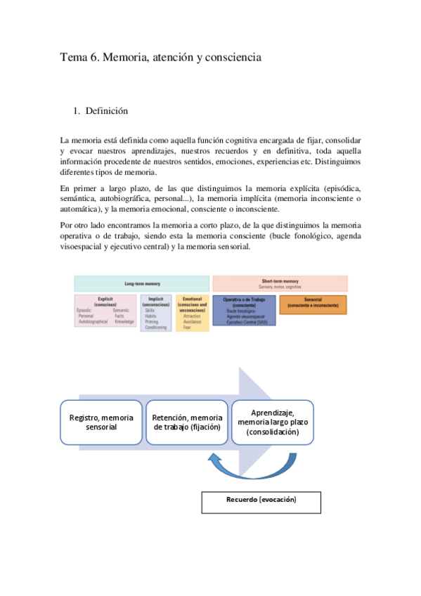 Miniatura del documento Tema 6 NEURO. Memoria- atención y consciencia.pdf