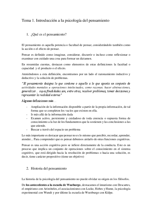 Miniatura del documento Tema 1. PENSAMIENTO. Introducción.pdf