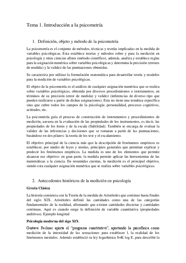 Miniatura del documento Tema 1. PSICOMETRIA. Introducción.pdf