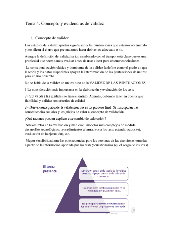 Miniatura del documento Tema 4. PSICOMETRÍA. Concepto y evidencias de validez.pdf
