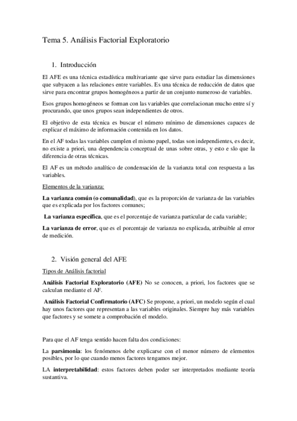 Miniatura del documento Tema 5. PSICOMETRÍA. Análisis factorial.pdf