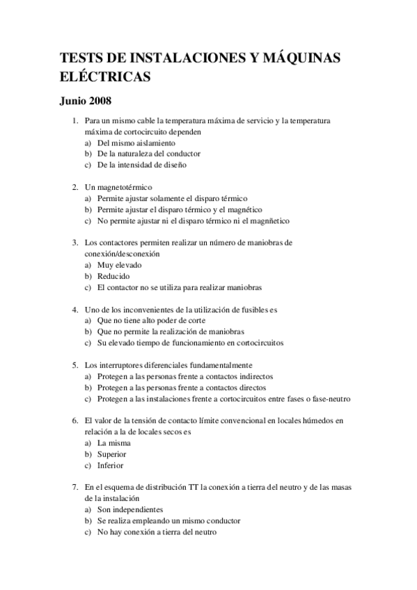Miniatura del documento Tests Instalaciones y máquinas eléctricas 2.pdf