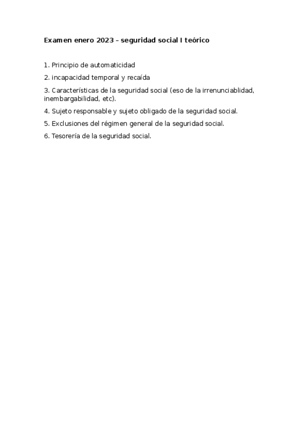Miniatura del documento Examen teorico-enero-2023-Der. Seg. Social I.docx