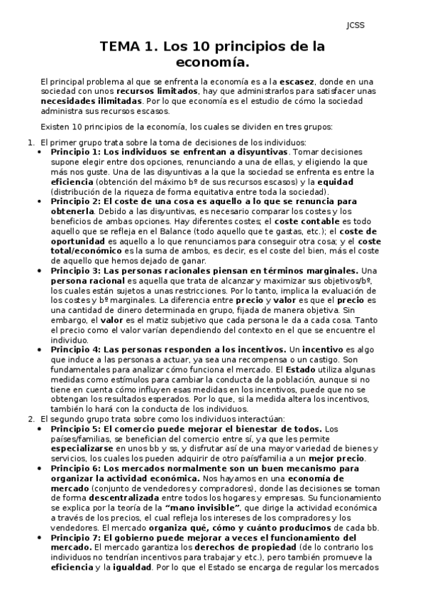 Miniatura del documento Apuntes de Teoría Economica Tema 1.docx