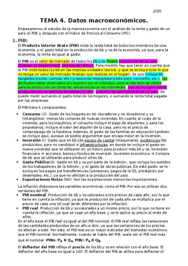Miniatura del documento Apuntes de Teoría Economica Tema 4.docx