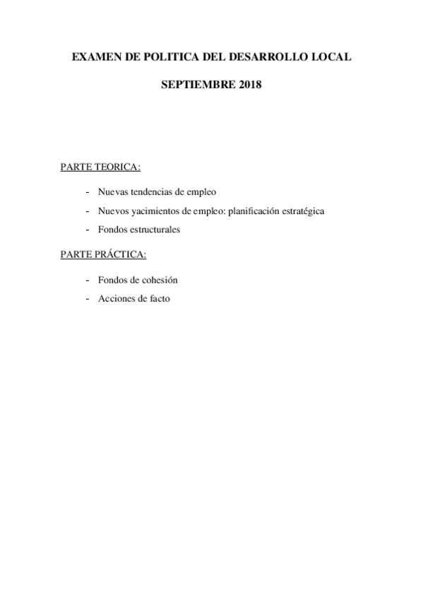 Miniatura del documento EXAMEN DE POLITICA DEL DESARROLLO LOCAL.docx