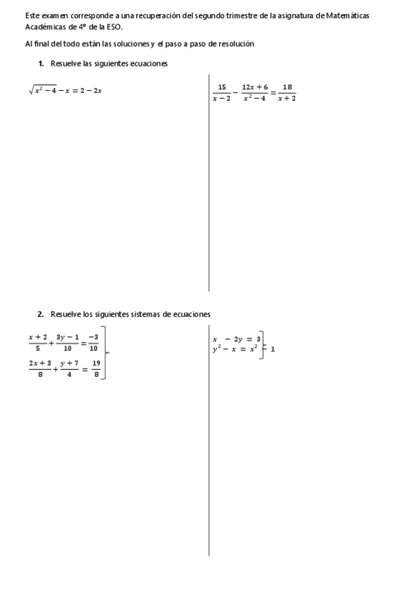 Miniatura del documento EXAMEN-ECUACIONES-INECUACIONES-Y-SISTEMAS.pdf