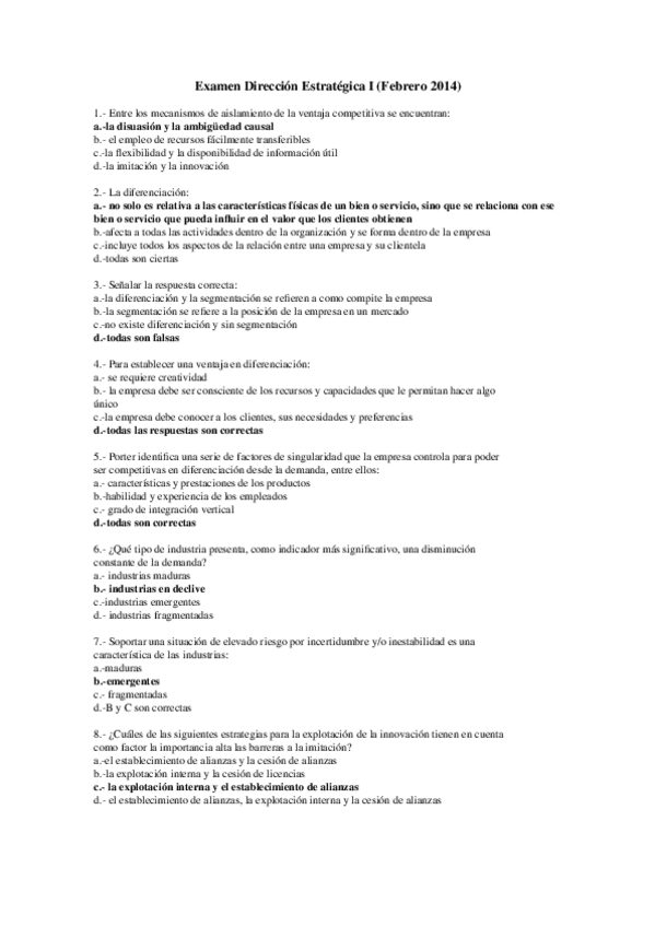 Miniatura del documento Examen Dirección Estratégica.docx