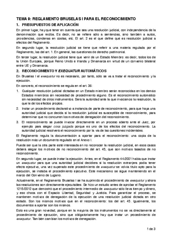 Miniatura del documento Tema 9 Reglamento Bruselas I para el reconocimiento.pdf