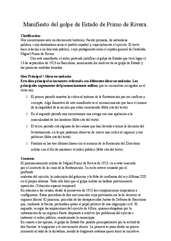 Miniatura del documento Com.-Text.-Manifiesto-del-Golpe-de-Estado-de-Primo-de-Rivera.docx.pdf