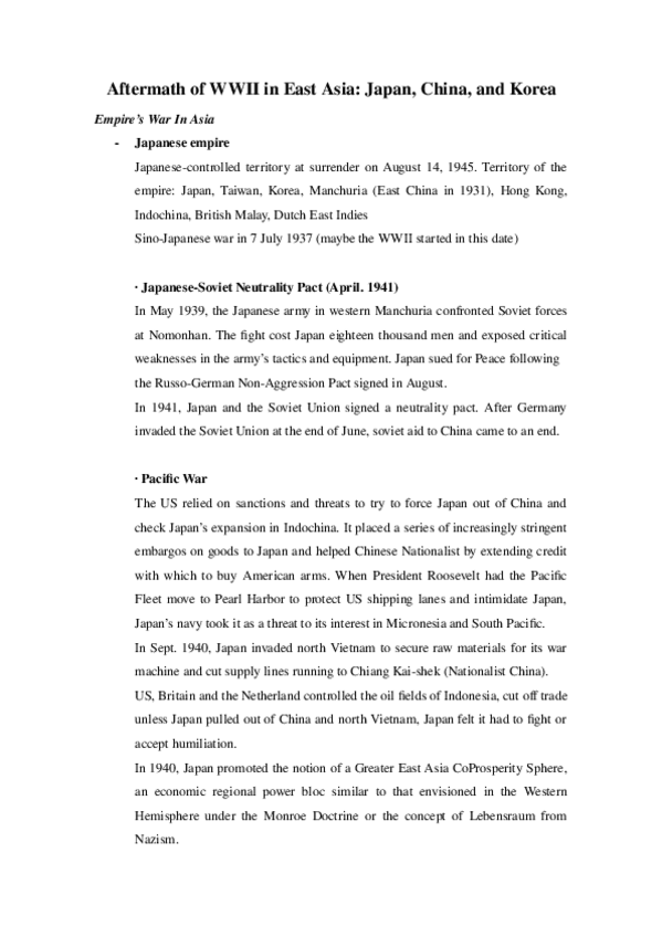 Miniatura del documento Aftermath-of-WWII-in-East-Asia.docx